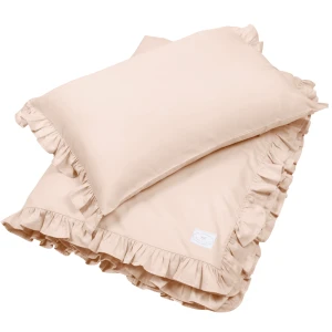 Bed linen SG non filled Junior  with ruffles Nude