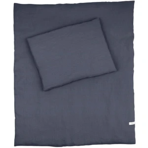 Lniana pościel noworodkowa z wypełnieniem PN Grafit