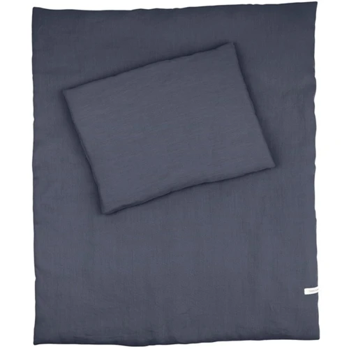 Lniana pościel noworodkowa z wypełnieniem PN Grafit