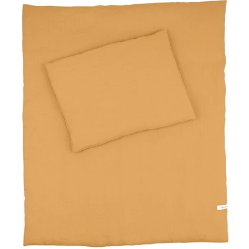 Lniana pościel noworodkowa z wypełnieniem PN Karmel