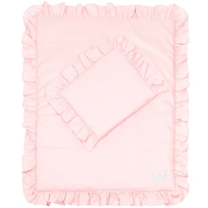 Posciel SG z wypełnieniem Nowordkowa Falbanka Blush