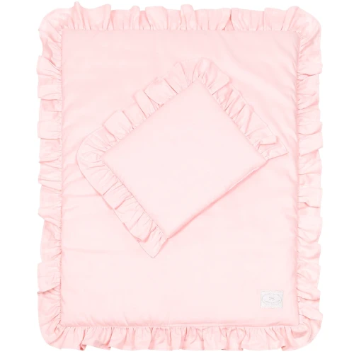 Posciel SG z wypełnieniem Nowordkowa Falbanka Blush