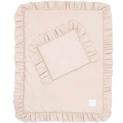 Bedding SG filled Newborn with ruffles Nude