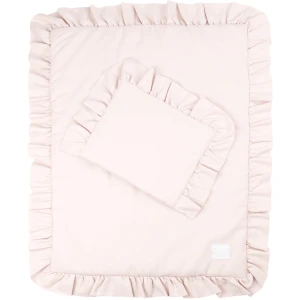 Posciel z wypełnieniem Nowordkowa Falbanka Pudrowy róż