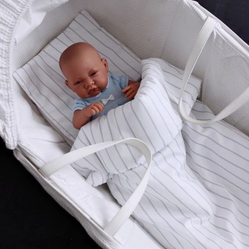 Bedding Stripes filled Newborn  Grey