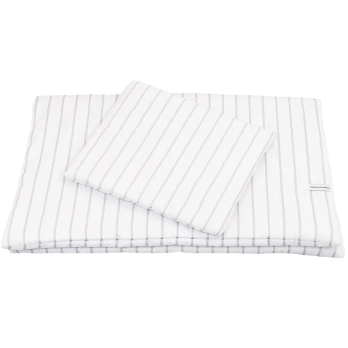 Bedding Stripes filled Newborn  Grey