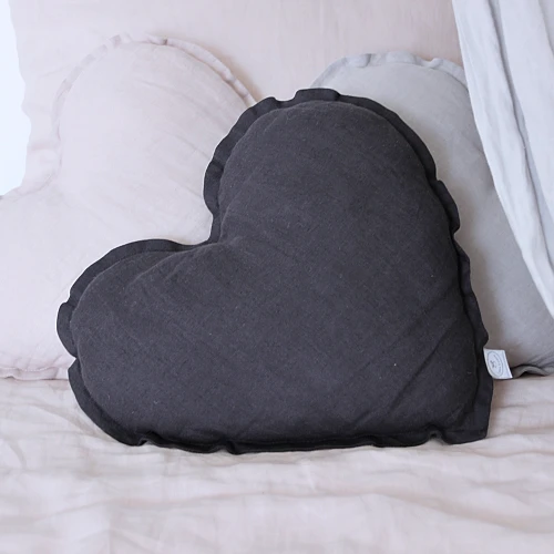 Heart pillow PN Graphit