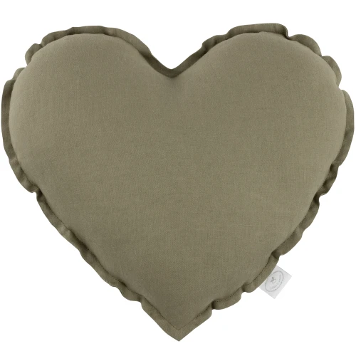 Heart pillow PN Olive 