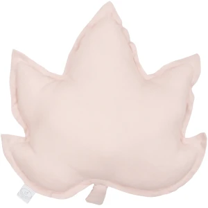 Poduszka PN liść klonu Pudrowy róż