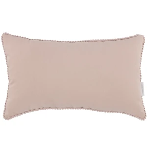Boho rectangular bubble pillow Powder pink
