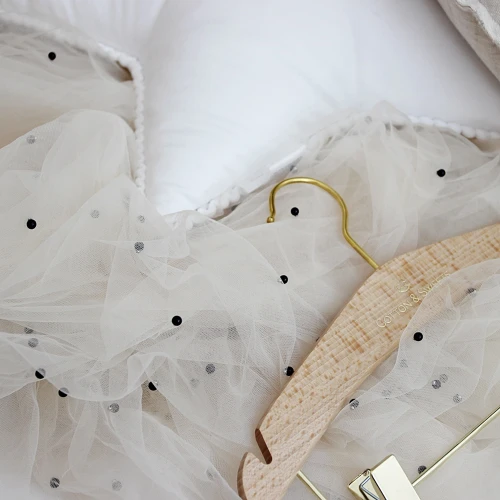 Bubble star pillow White