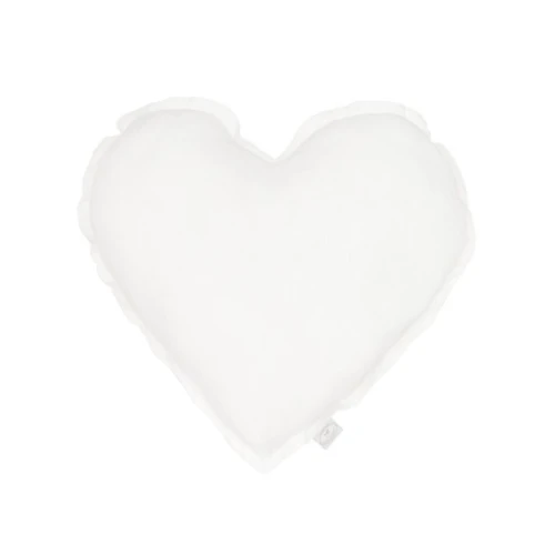 Mini poduszka serce PN Biała