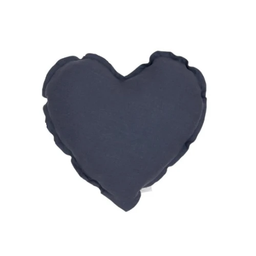 Mini poduszka serce PN Grafitowa