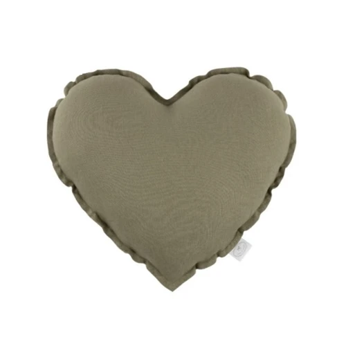Mini heart pillow PN Olive