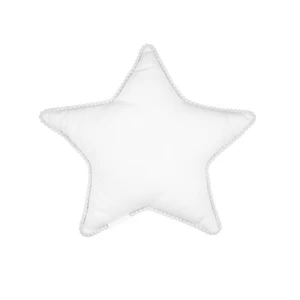 Mini poduszka gwiazdka z bąbelkami Biała