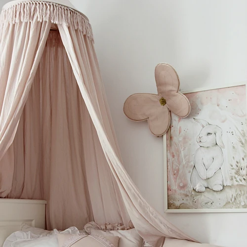 Boho Canopy  fi 50 Fringe Powder pink