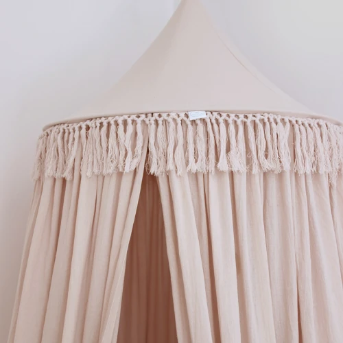 Boho Canopy  fi 70 Fringe Maxi Powder pink