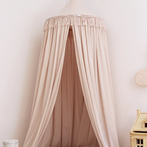 Boho Canopy  fi 70 Fringe Maxi Powder pink