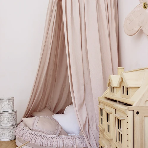 Boho Canopy  fi 70 Fringe Maxi Powder pink