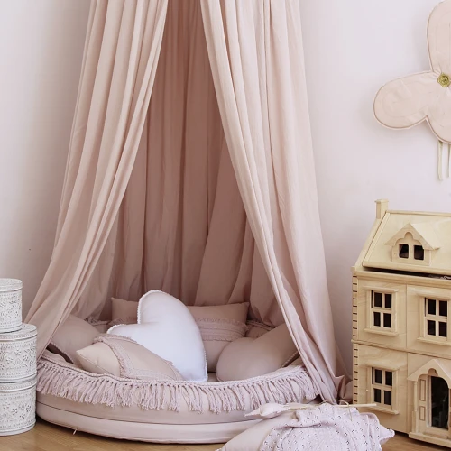 Boho Canopy  fi 70 Fringe Maxi Powder pink