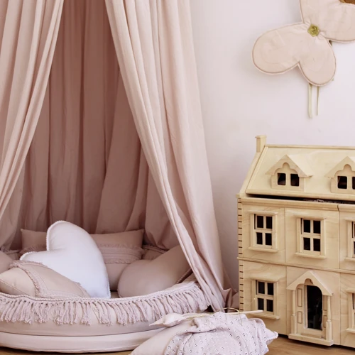 Boho Canopy  fi 70 Fringe Maxi Powder pink