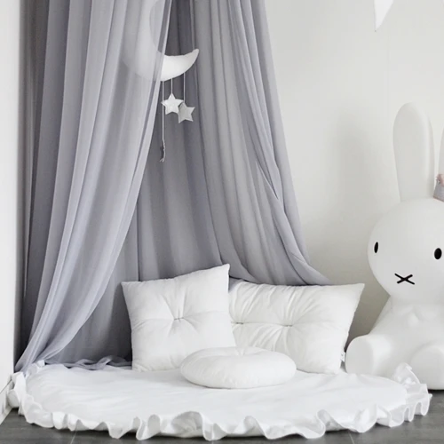 Playmat Basic with ruffles White