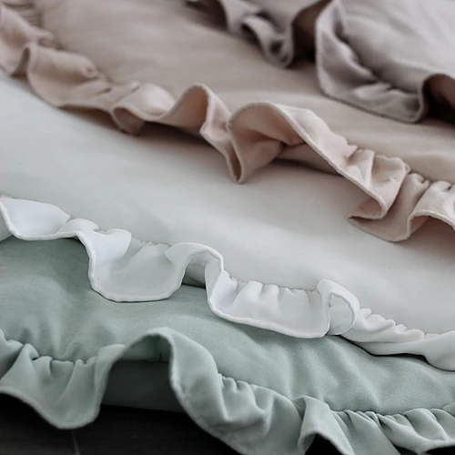 Playmat Basic with ruffles White