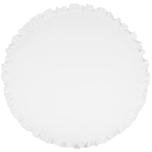 Playmat Basic with ruffles White
