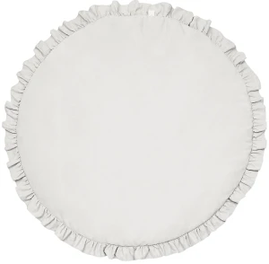 Playmat Basic with ruffles Light Grey