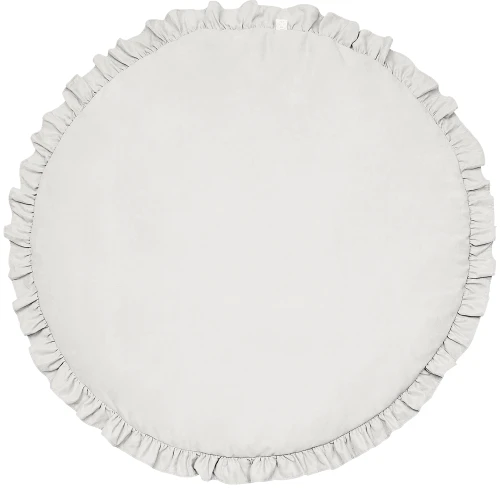 Playmat Basic with ruffles Light Grey