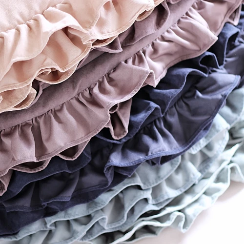 Playmat Basic with ruffles Dark Blue