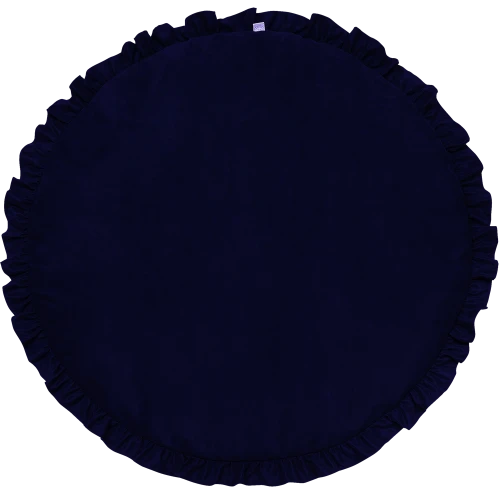Playmat Basic with ruffles Dark Blue