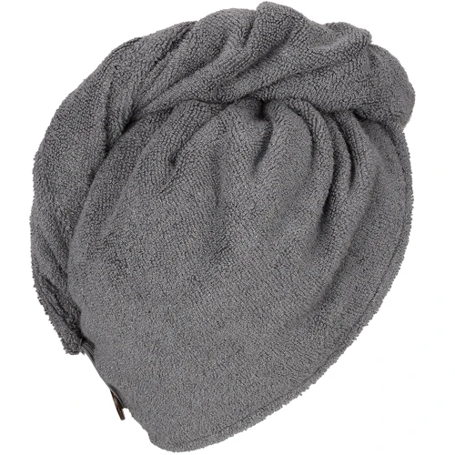 Turban kąpielowy dziecięcy Szary