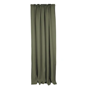 Lniana zasłona PN Oliwkowa