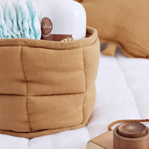 Round basket PN Caramel