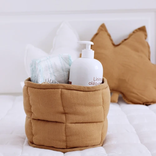 Round basket PN Caramel