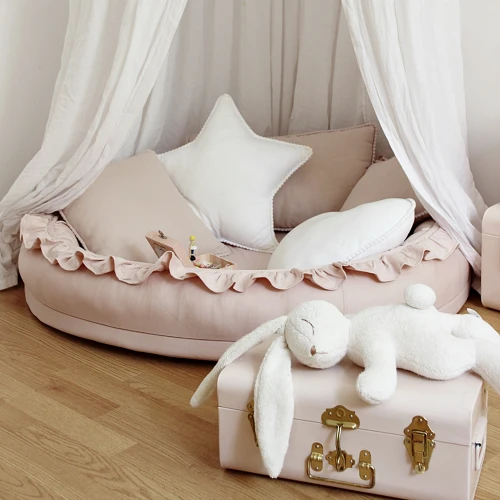 Junior nest Basic Powder pink