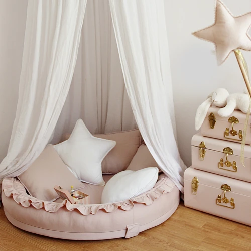 Junior nest Basic Powder pink