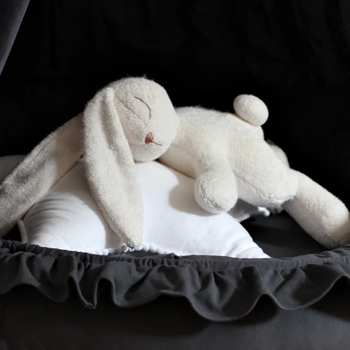 Small Junior nest Basic with ruffles Graphite