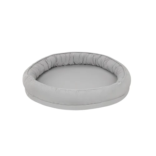 Mały junior nest Basic bez falbanki Jasno szary