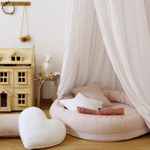 Basic Junior nest without ruffles Powder pink