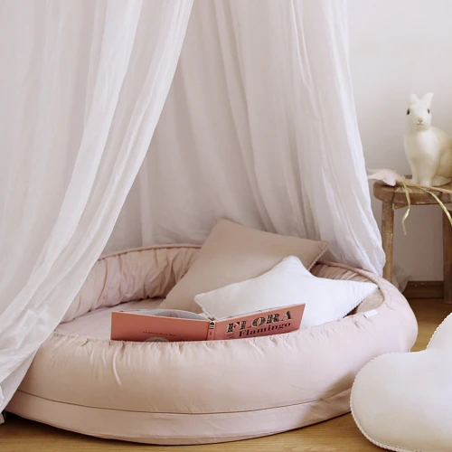 Basic Junior nest without ruffles Powder pink
