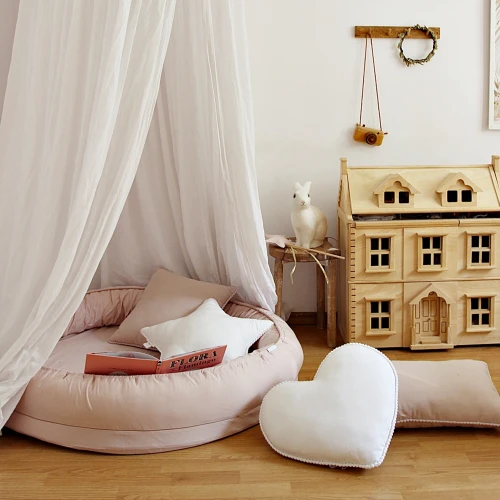 Basic Junior nest without ruffles Powder pink