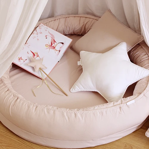 Basic Junior nest without ruffles Powder pink