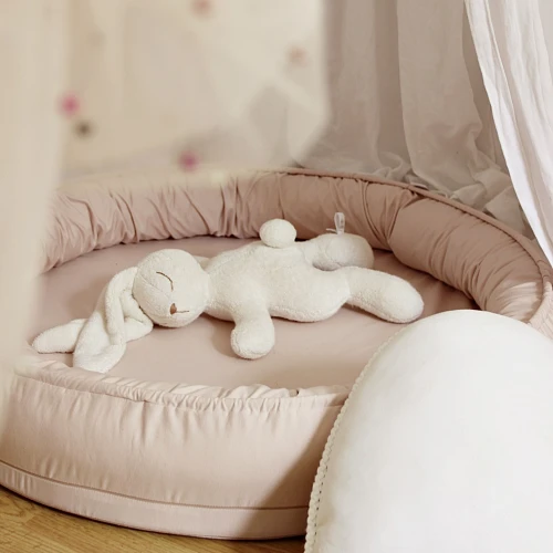 Small Junior nest Basic without ruffles Powder pink