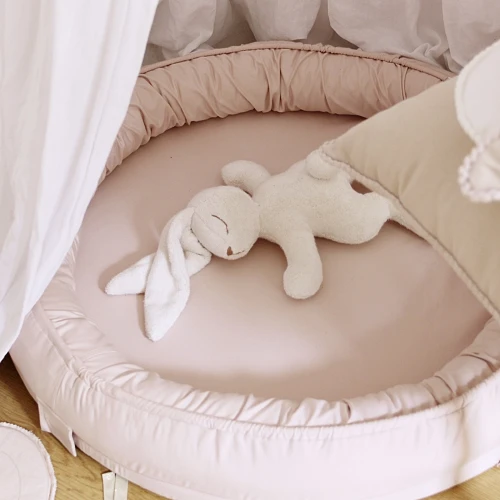 Small Junior nest Basic without ruffles Powder pink