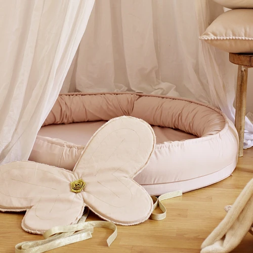 Small Junior nest Basic without ruffles Powder pink