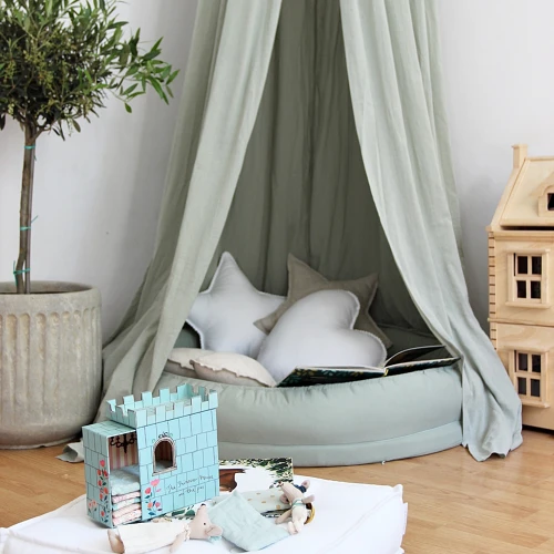 Basic Junior nest without ruffles Sage green