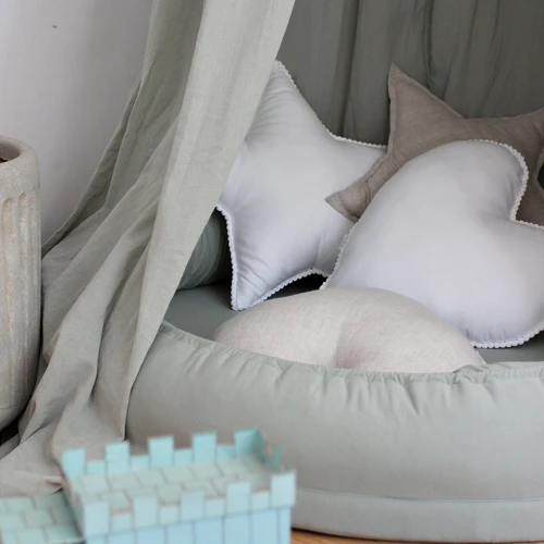 Basic Junior nest without ruffles Sage green