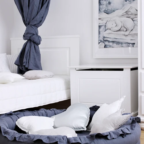 Lovely Bear Poster White / denim